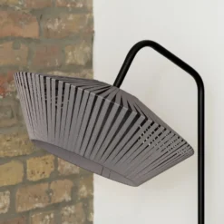 Lámpara de pie OSRAM Decor Tira, gris, textil, E14