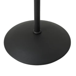Lámpara de pie recargable LED Elvyn de Lindby, negra, ajustable