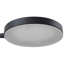 Lámpara de pie recargable LED Elvyn de Lindby, negra, ajustable