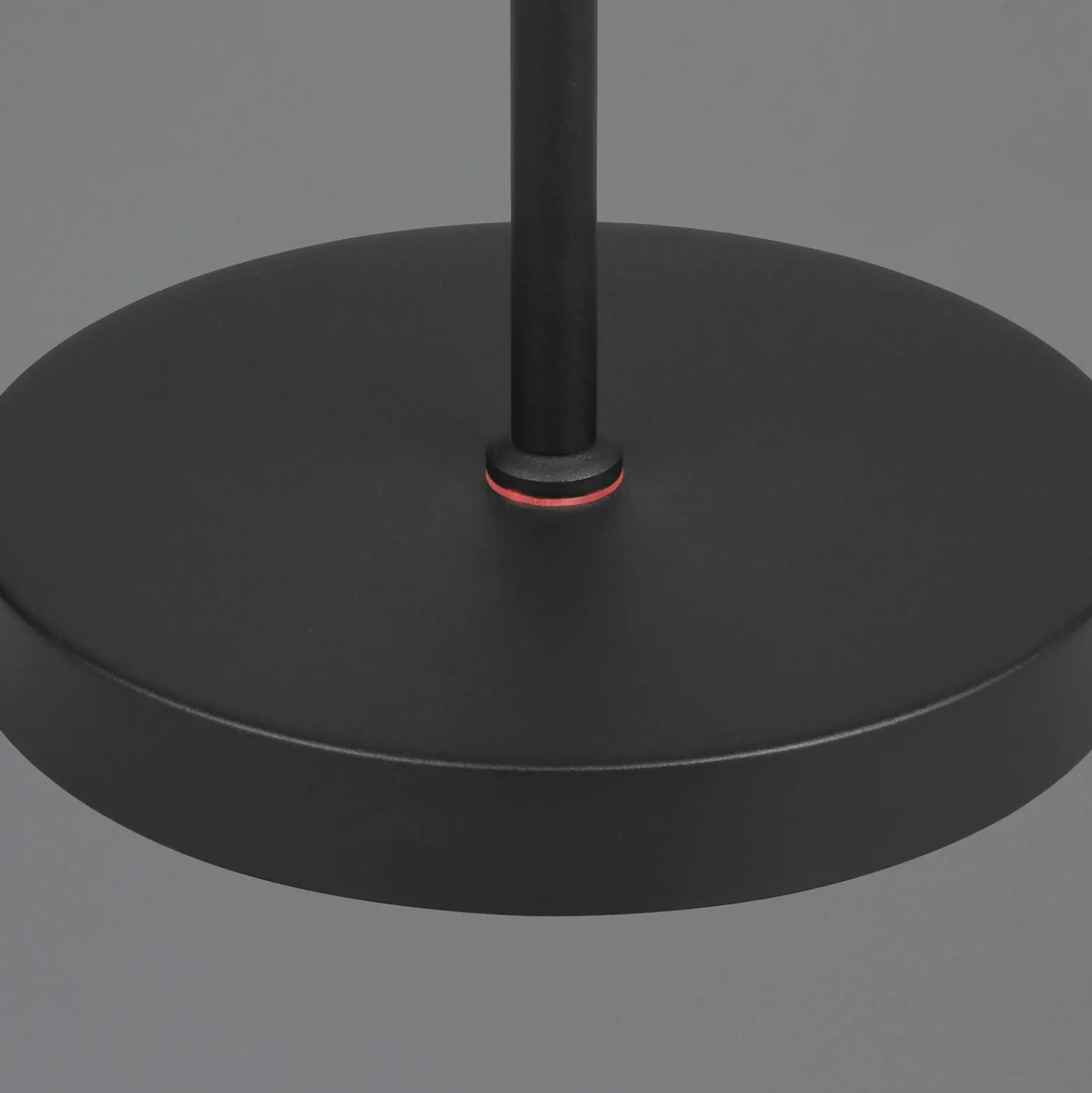 Lámpara de pie recargable LED Moreno, negro mate, CCT, atenuable