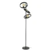 Lámpara de pie Ringelbach, 3 luces, antracita, metal, E27