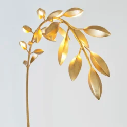 Lámpara de pie Riso, 11 luces, oro