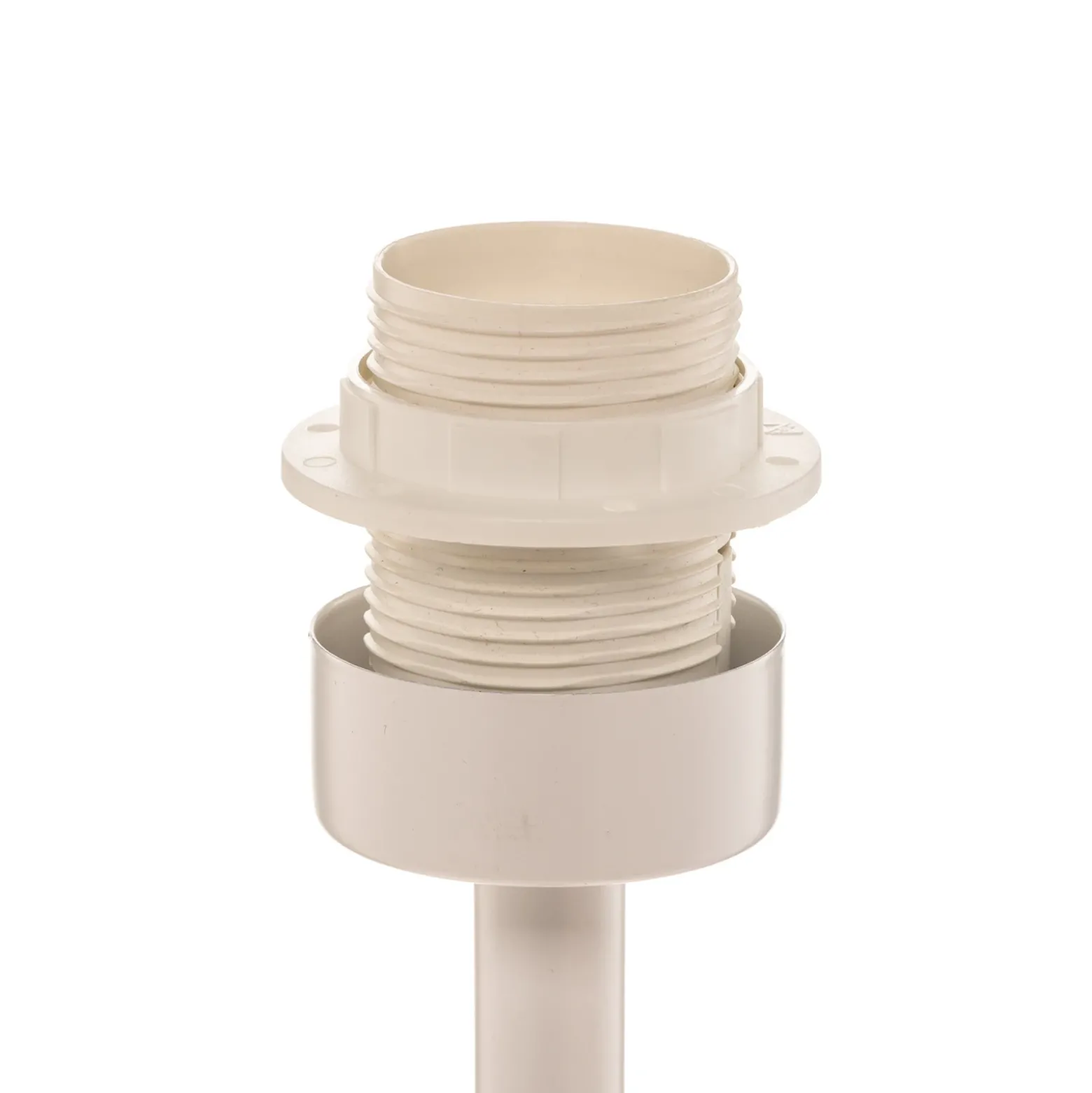 Lámpara de pie Roller, blanco/dorado, altura 145 cm