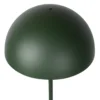 Lámpara de pie Siemon de acero, Ø 35 cm, verde
