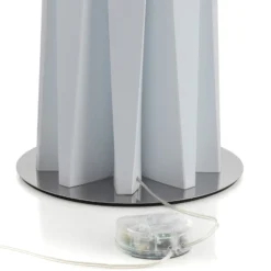 Lámpara de pie Slamp Bach, altura 161 cm, blanca