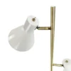 Lámpara de pie Sleep de Dyberg Larsen, blanco cemento, altura 165 cm, acero