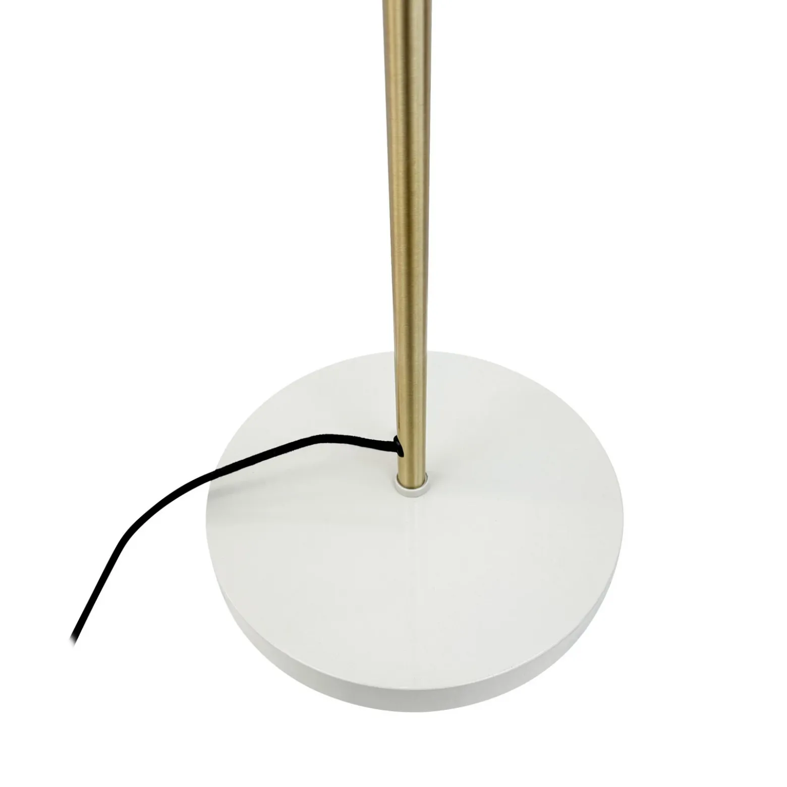Lámpara de pie Sleep de Dyberg Larsen, blanco cemento, altura 165 cm, acero