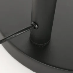 Lámpara de pie Sparkled Light, negro/marrón, 180 cm, corcho, 3 luces.