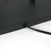 Lámpara de pie Stang, negro/marrón, altura 160 cm, corcho