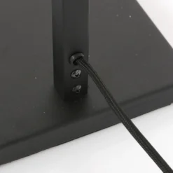Lámpara de pie Stang, negro/marrón, altura 160 cm, corcho