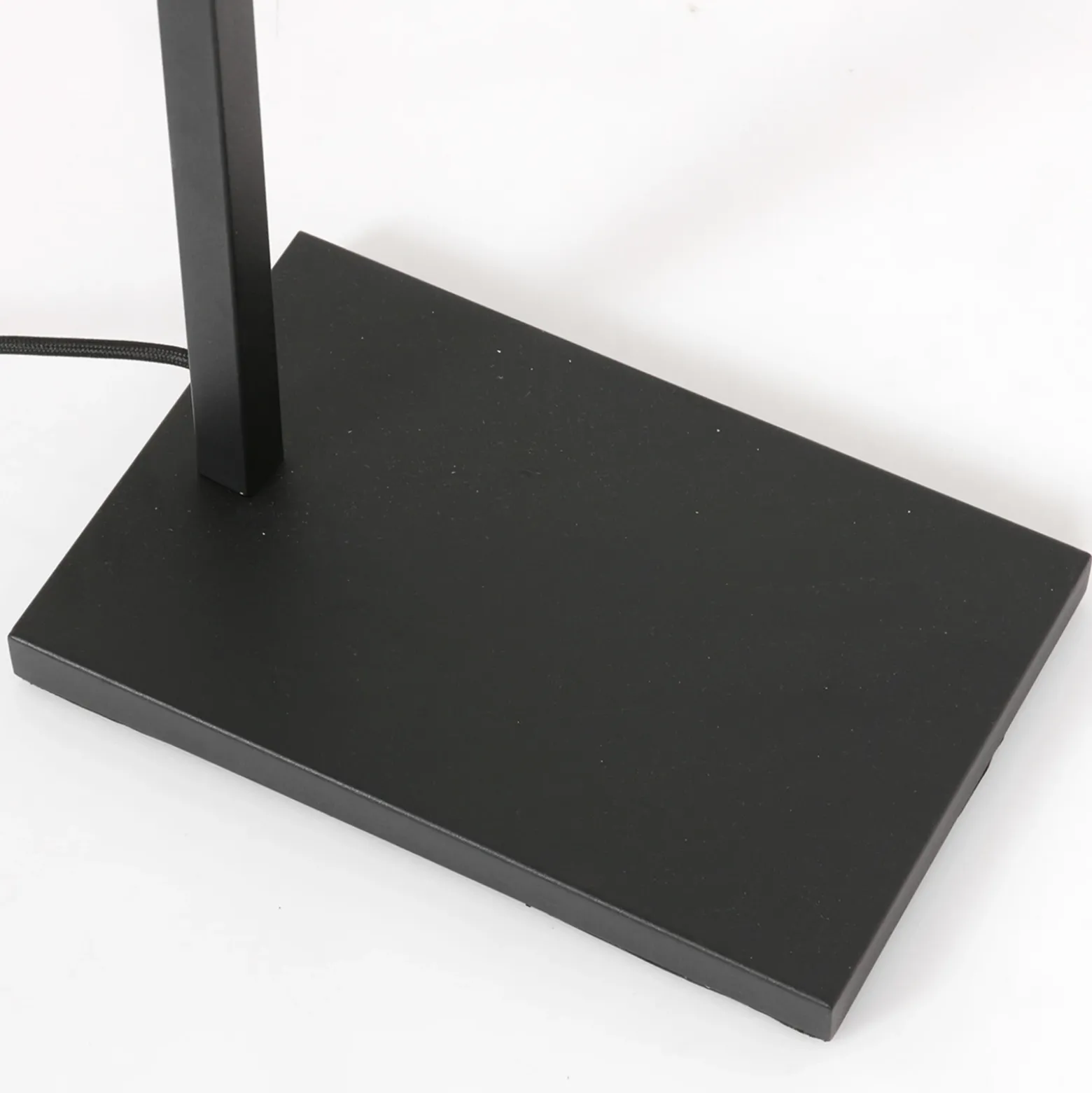 Lámpara de pie Stang, negro/marrón, altura 160 cm, corcho