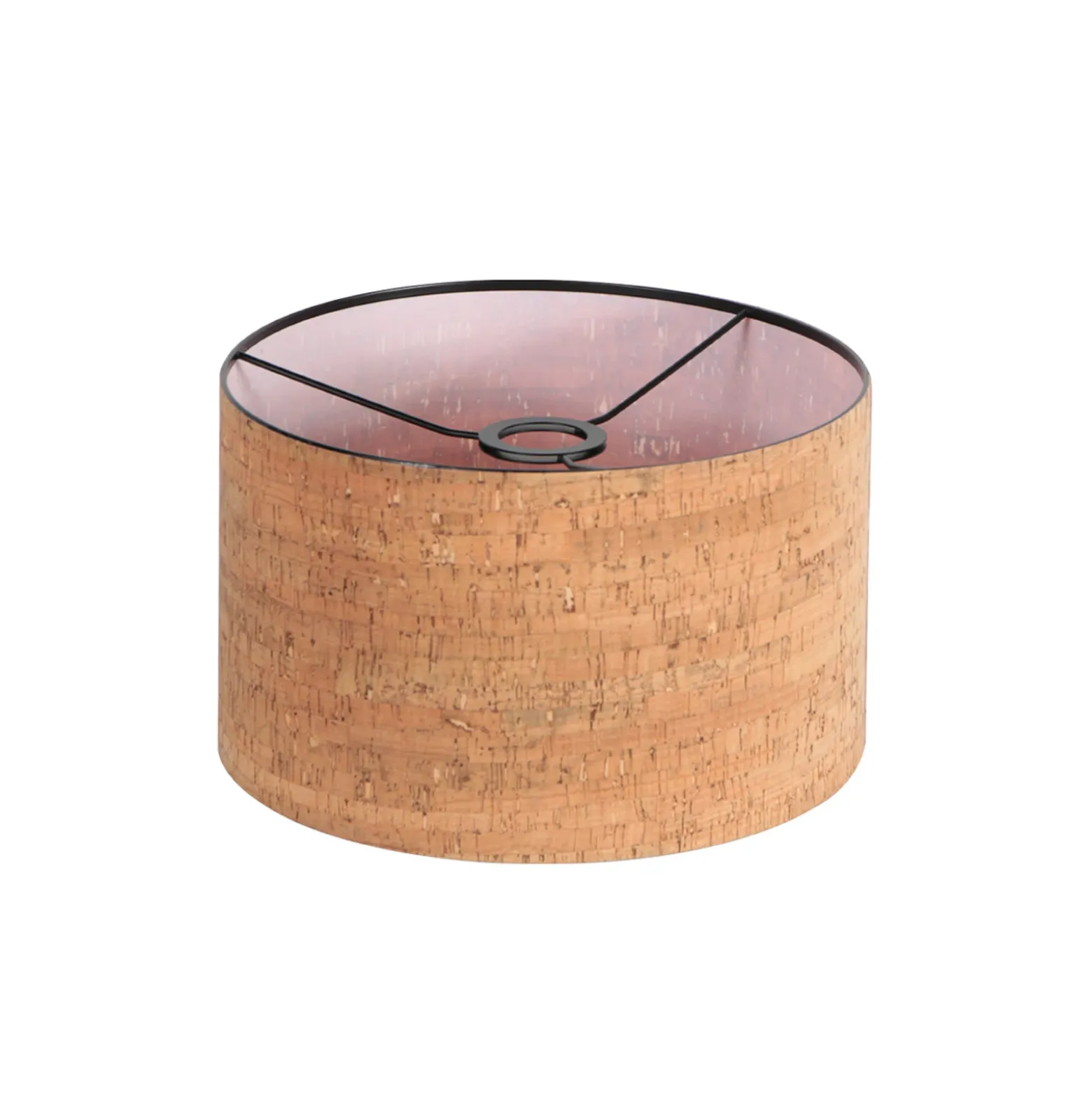 Lámpara de pie Stang, negro/marrón, altura 160 cm, corcho