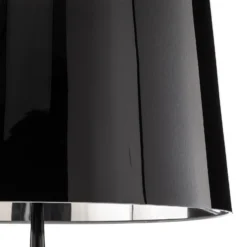 Lámpara de pie Totem LS con acabado cromo, negro
