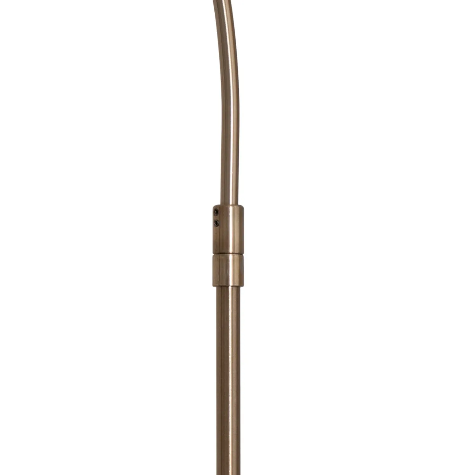 Lámpara de pie Varzan, dorada, metal, altura 162 cm, E27