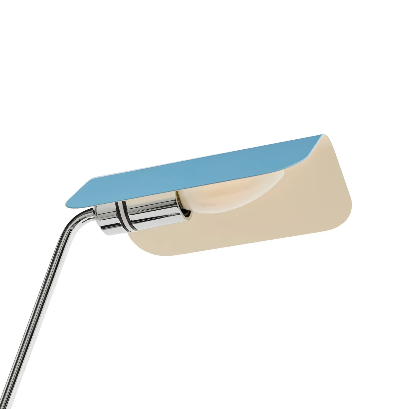 Lámpara de pinza Hay Apex, azul pastel, altura 43 cm, E14, acero