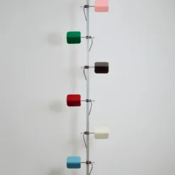 Lámpara de pinza Hay Apex, azul pastel, altura 43 cm, E14, acero