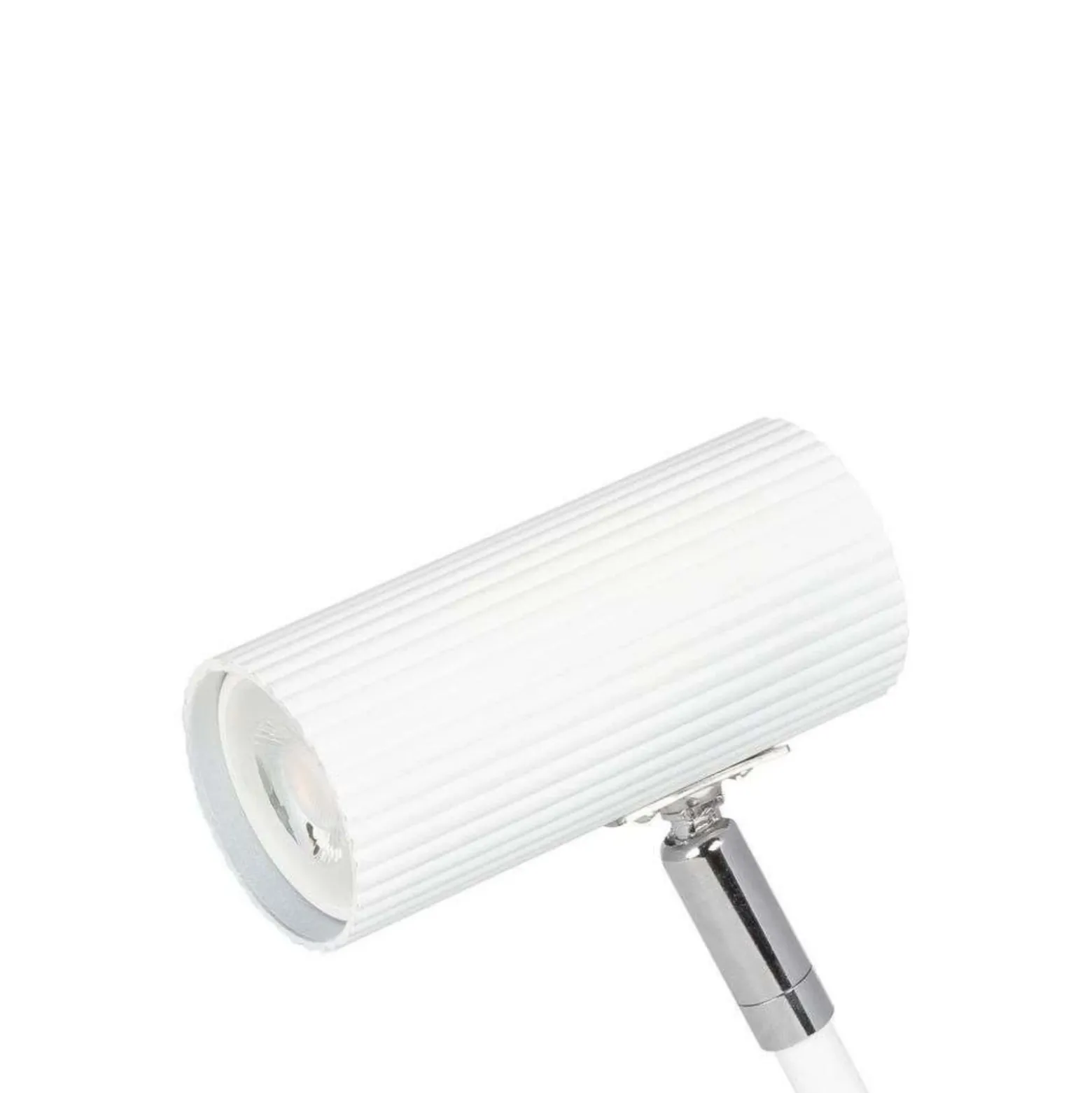 Lámpara de pinza Hubble de Globen Lighting, blanca