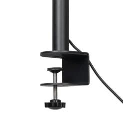 Lámpara de pinza LED Arcchio Shax, negra, con sensor, atenuable, 4.000 K