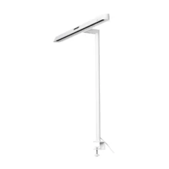 Lámpara de pinza LED Arcchio Shax, blanca, con sensor, atenuable, 4.000 K