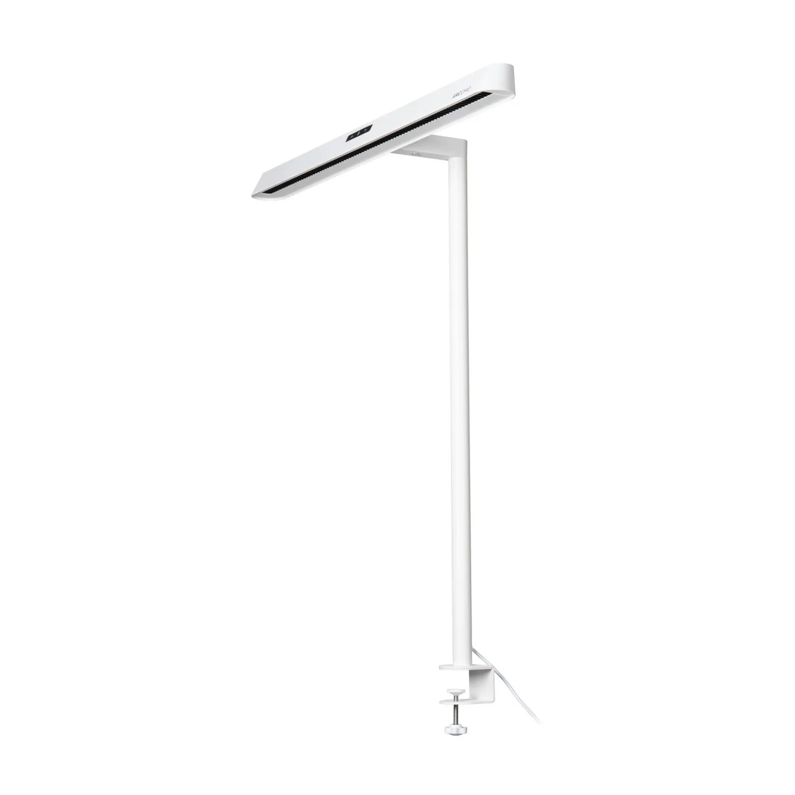 Lámpara de pinza LED Arcchio Shax, blanca, con sensor, atenuable, 4.000 K
