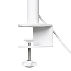 Lámpara de pinza LED Arcchio Shax, blanca, con sensor, atenuable, 4.000 K