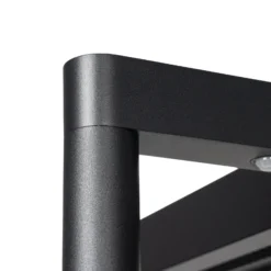 Lámpara de pinza LED Arcchio Shax, negra, con sensor, atenuable, 4.000 K