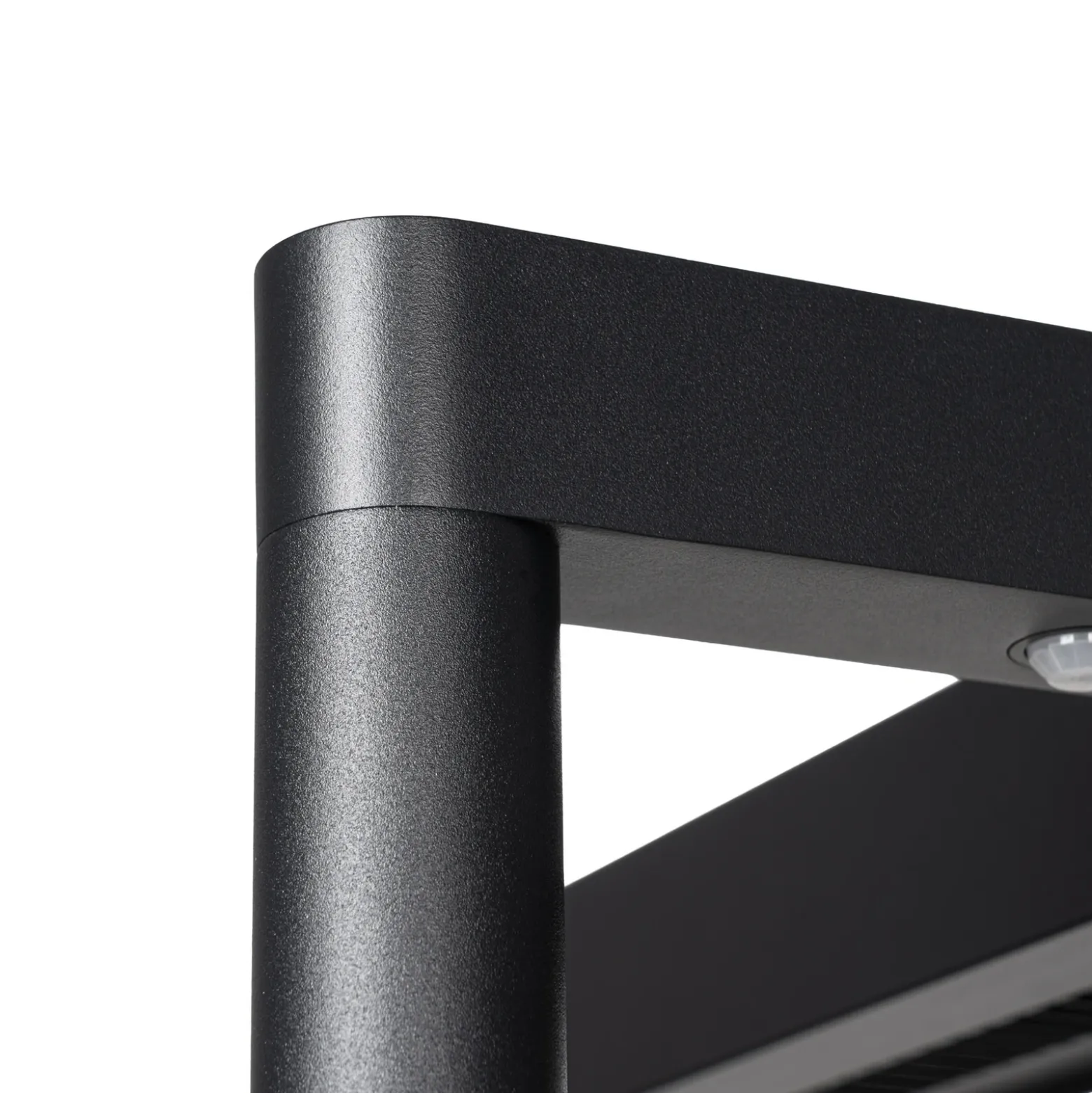 Lámpara de pinza LED Arcchio Shax, negra, con sensor, atenuable, 4.000 K