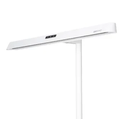 Lámpara de pinza LED Arcchio Shax, blanca, con sensor, atenuable, 4.000 K