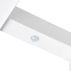 Lámpara de pinza LED Arcchio Shax, blanca, con sensor, atenuable, 4.000 K