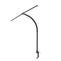Lámpara de pinza LED Lindby Nilay, altura 97,5 cm, CCT, oficina en casa