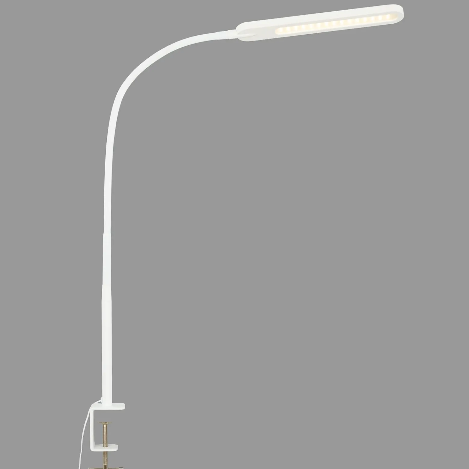 Lámpara de pinza LED Servo, atenuable, CCT, blanco