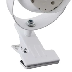 Lámpara de pinza Lindby Jyla, blanco mate, GX53