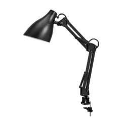 Lámpara de pinza OSRAM Office Line Desk Pear Clip, negra, E27