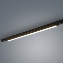 lámpara de riel LED Arcchio Harlow, negro, 109 cm, 3000 K
