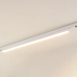 Lámpara de riel LED Arcchio Harlow, blanca, 109 cm, 3000 K