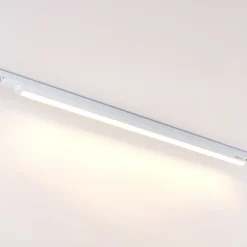 Lámpara de riel LED Arcchio Harlow, blanca, 109 cm, 3000 K