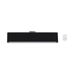 Lámpara de riel LED Paulmann URail, modelo Ceris, color negro, 3000 K, 37 cm