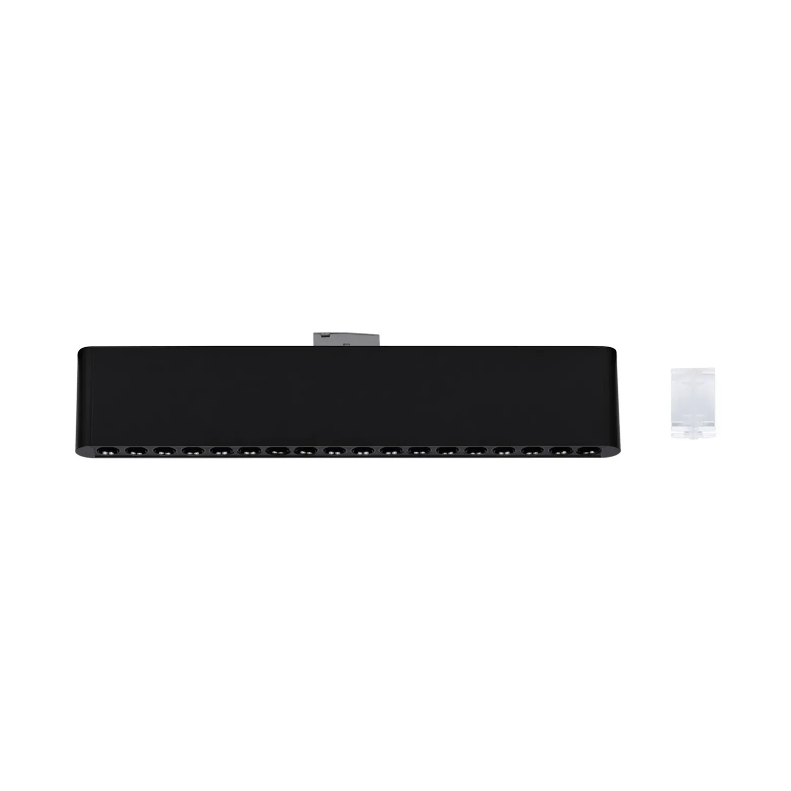 Lámpara de riel LED Paulmann URail Zelos, negra, 3000 K, 37 cm