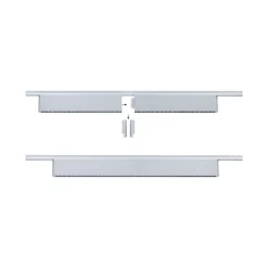 Lámpara de riel LED Paulmann URail Zelos, cromada, 4000 K, 37 cm