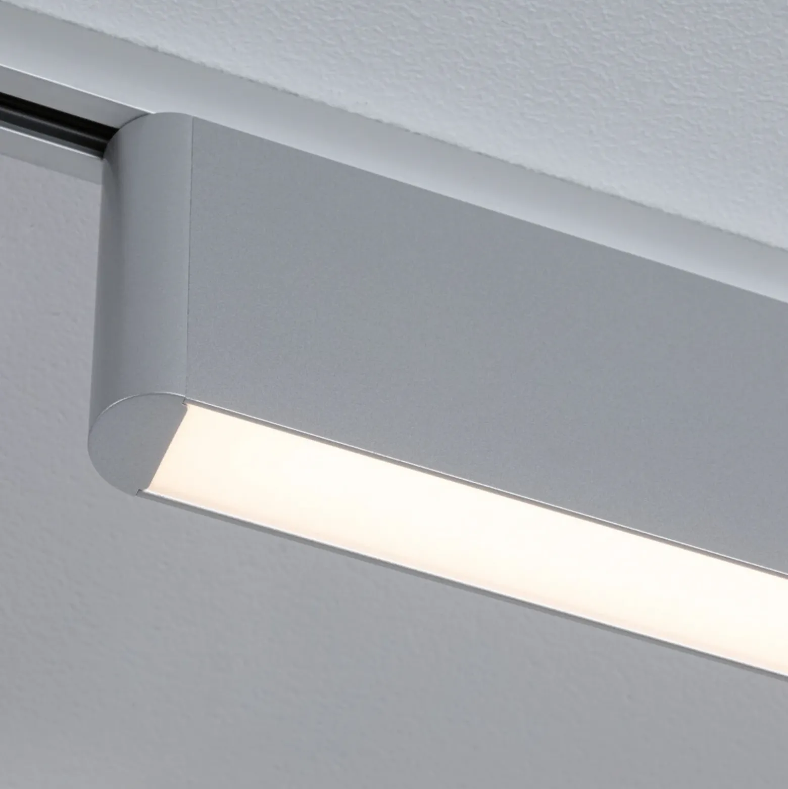 Lámpara de riel LED Paulmann URail Ceris, cromada, 3000 K, 37 cm