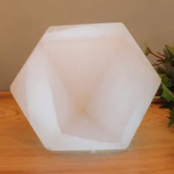 Lámpara de sal LED White Line Diamant, USB
