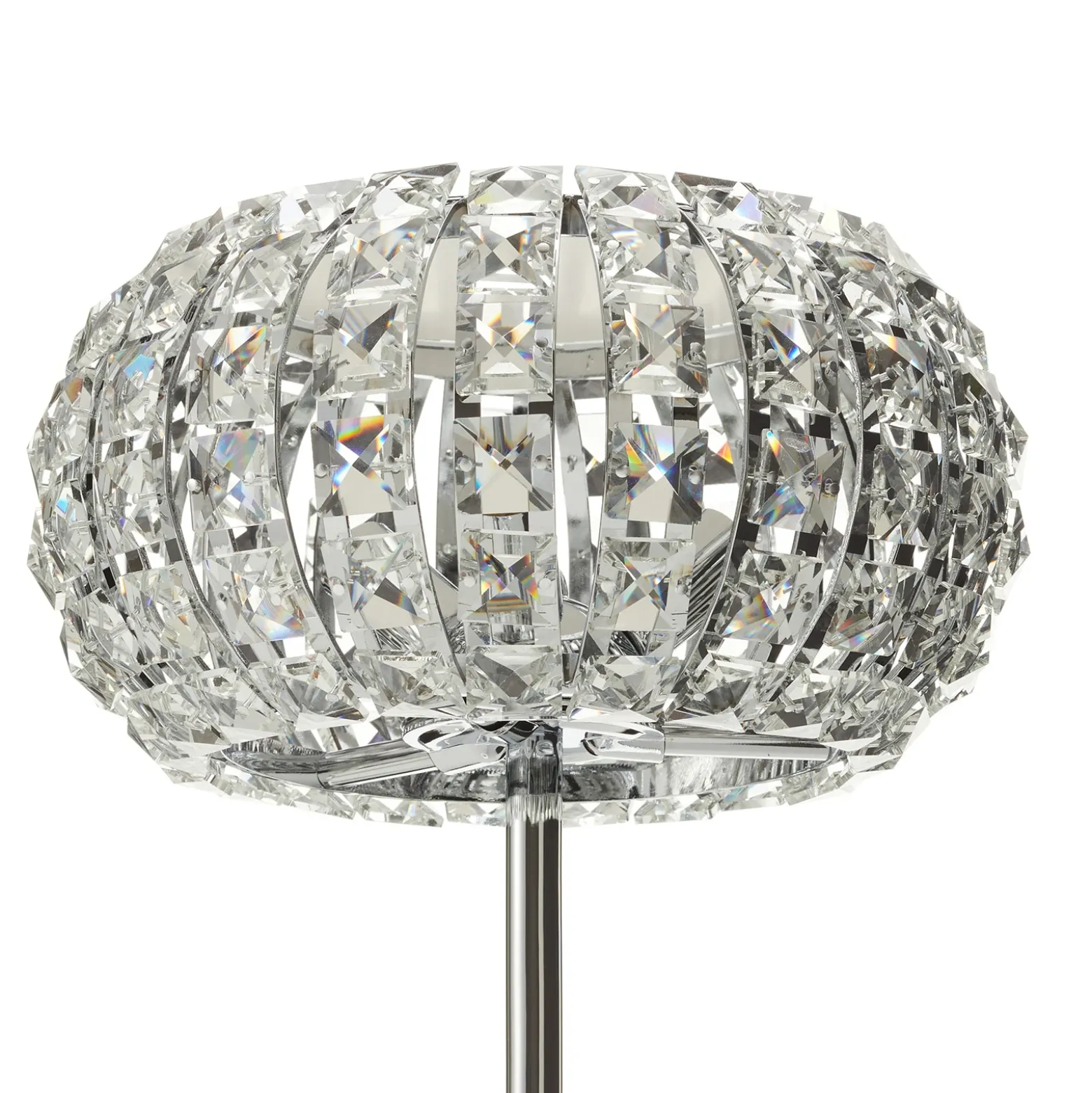 Lámpara de sobremesa DIAMOND con cristales, 24 cm