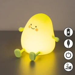 Lámpara de sobremesa LED mango, blanca, temporizada, atenuable