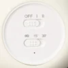 Lámpara de sobremesa LED mango, blanca, temporizada, atenuable