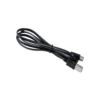 Lámpara de sobremesa Lindby LED recargable Janea CUBE, negra, metal