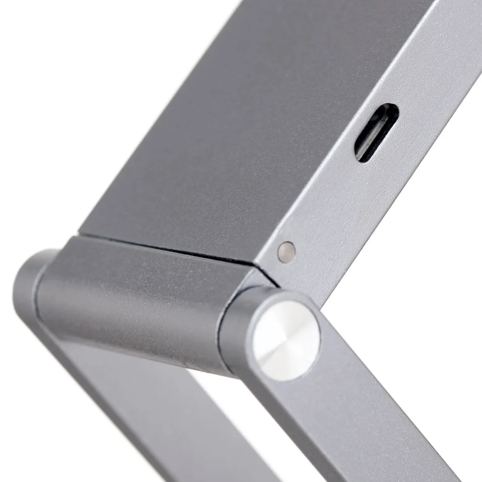 Lámpara de sobremesa recargable Falto LED, antracita, aluminio, regulable