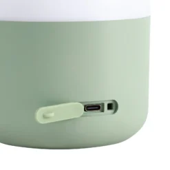 Lámpara de sobremesa recargable Lindby LED para exteriores Isaline, verde,