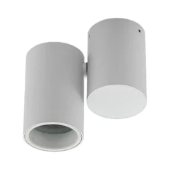 Lámpara de techo Arcchio Gesina, 1 luz, blanca, aluminio, 11,6 cm