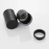 Lámpara de techo Arcchio Gesina, 1 luz, negra, aluminio, 11,6 cm