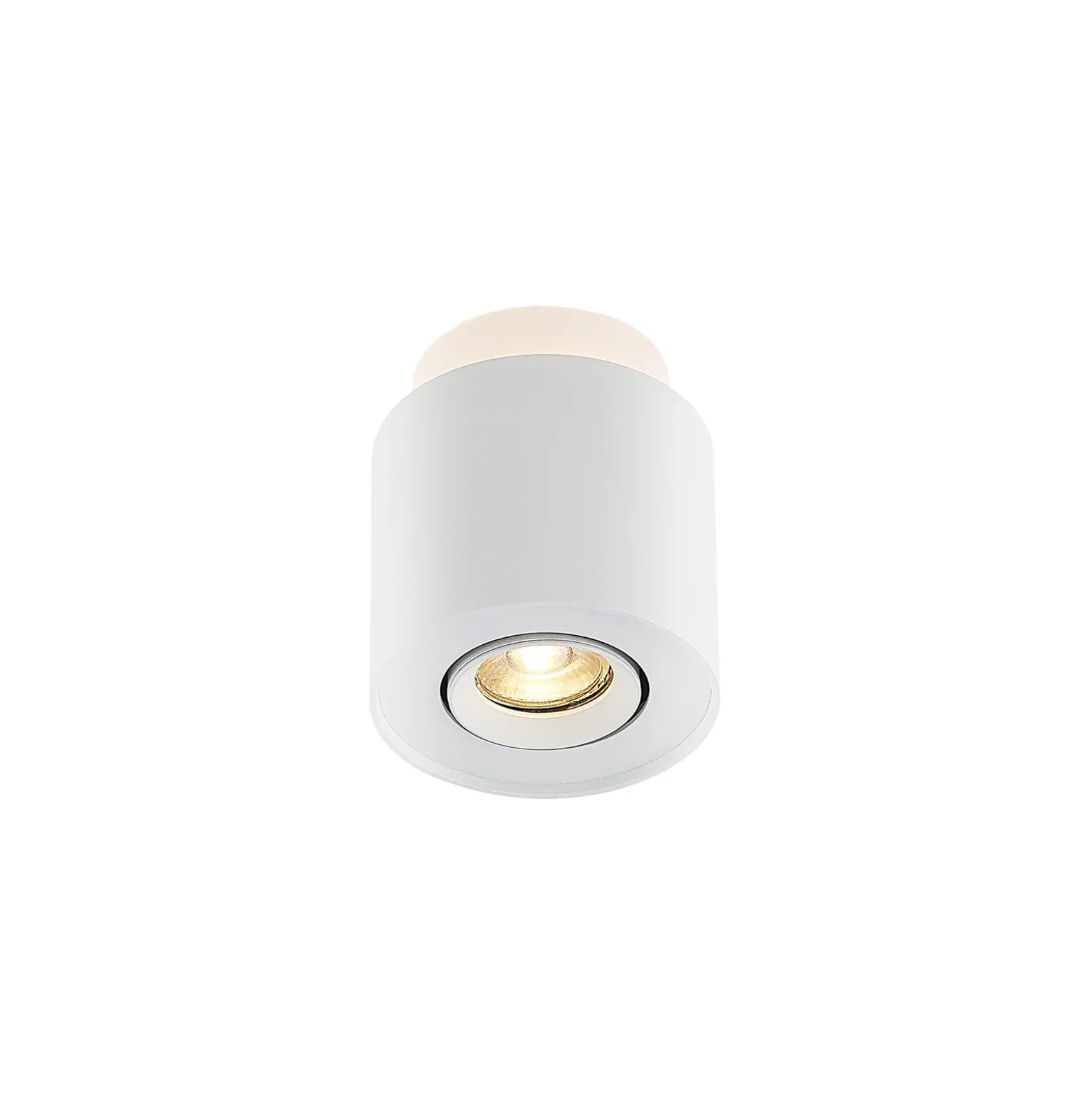 Lámpara de techo Arcchio Walisa, Ø 10 cm, blanco, metal, GU10